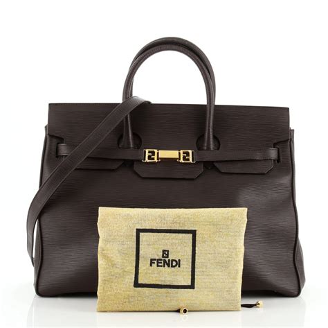 fendi leather handbag|authentic Fendi handbags on sale.